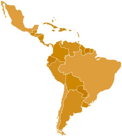 Mapa Latinoam�ria